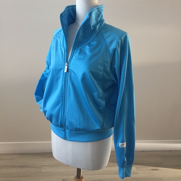 EUC Vintage Woman’s Nike Zip Jacket, Blue, Sz L - Picture 3 of 12